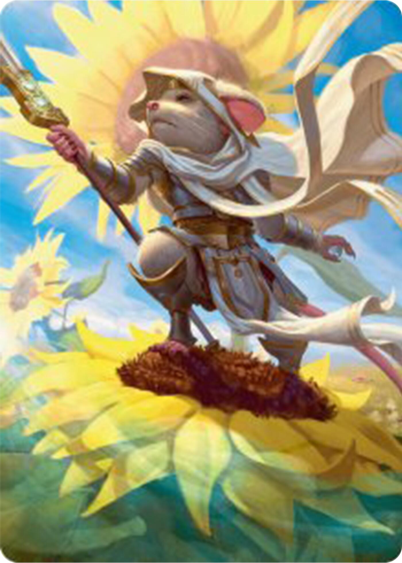 Elspeth, Sun's Champion Art Card [Bloomburrow Art Series] | Jack's On Queen