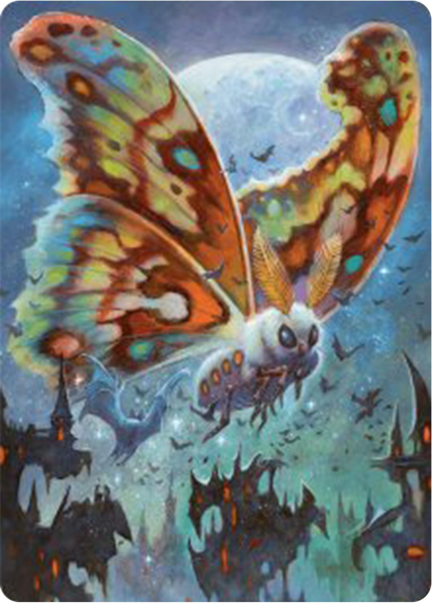 Luminous Broodmoth Art Card [Bloomburrow Art Series] | Jack's On Queen