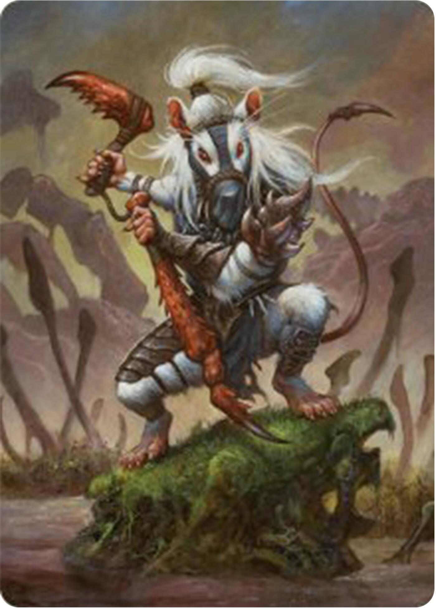 Ink-Eyes, Servant of Oni Art Card [Bloomburrow Art Series] | Jack's On Queen