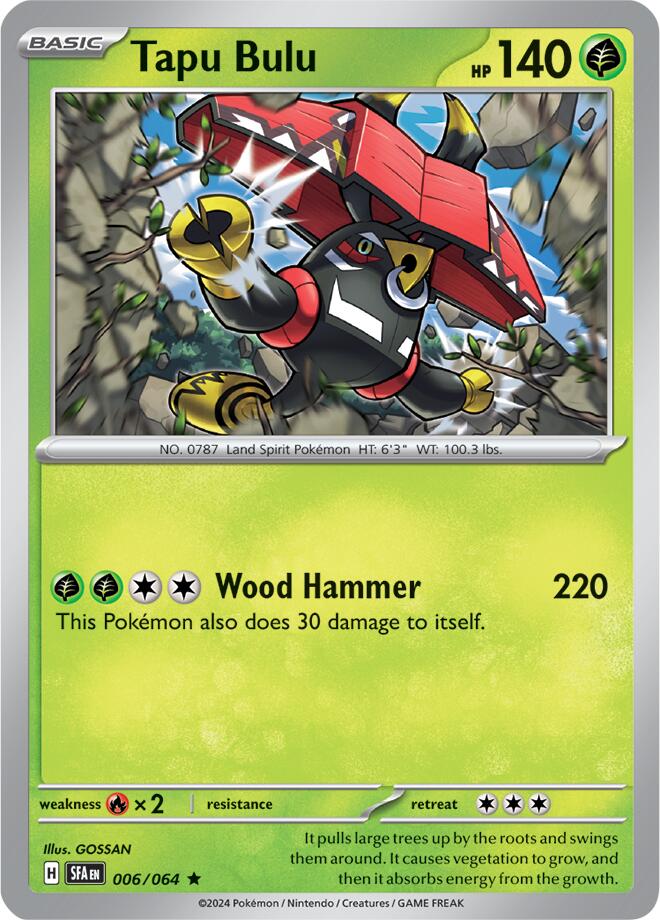 Tapu Bulu (006/064) [Scarlet & Violet: Shrouded Fable] | Jack's On Queen