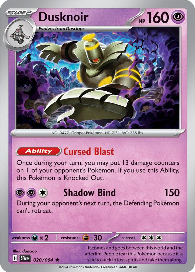 Dusknoir (020/064) [Scarlet & Violet: Shrouded Fable] | Jack's On Queen