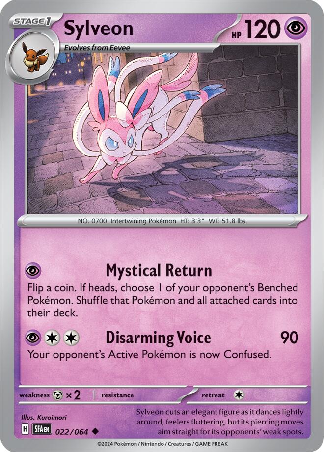 Sylveon (022/064) [Scarlet & Violet: Shrouded Fable] | Jack's On Queen