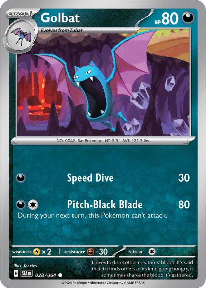 Golbat (028/064) [Scarlet & Violet: Shrouded Fable] | Jack's On Queen