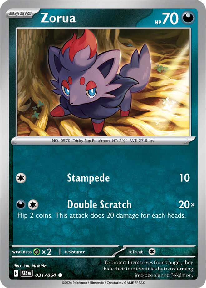 Zorua (031/064) [Scarlet & Violet: Shrouded Fable] | Jack's On Queen