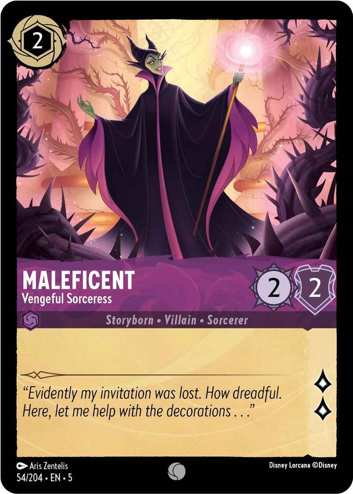 Maleficent - Vengeful Sorceress (54/204) [Shimmering Skies] | Jack's On Queen