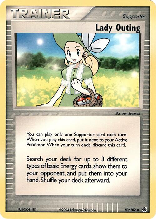 Lady Outing (83/109) (Theme Deck Exclusive) [EX: Ruby & Sapphire] | Jack's On Queen