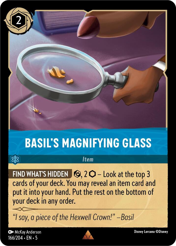 Basil's Magnifying Glass (166/204) [Shimmering Skies] | Jack's On Queen
