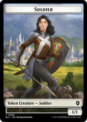 Soldier // Citizen Double-Sided Token [Bloomburrow Commander Tokens] | Jack's On Queen