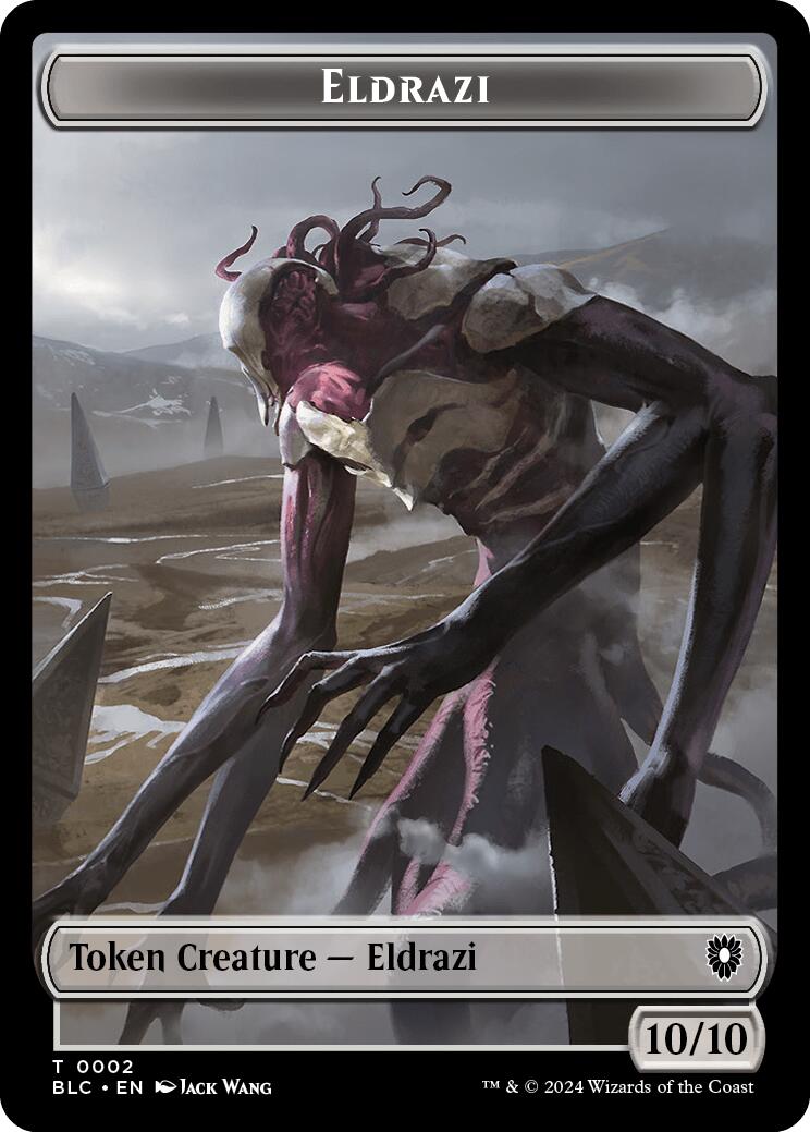 Eldrazi // Clue Double-Sided Token [Bloomburrow Commander Tokens] | Jack's On Queen