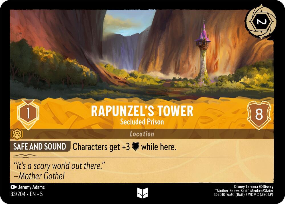 Rapunzel's Tower - Secluded Prison (33/204) [Shimmering Skies] | Jack's On Queen