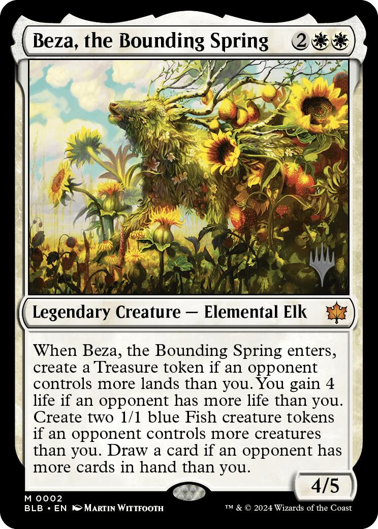 Beza, the Bounding Spring (Promo Pack) [Bloomburrow Promos] | Jack's On Queen