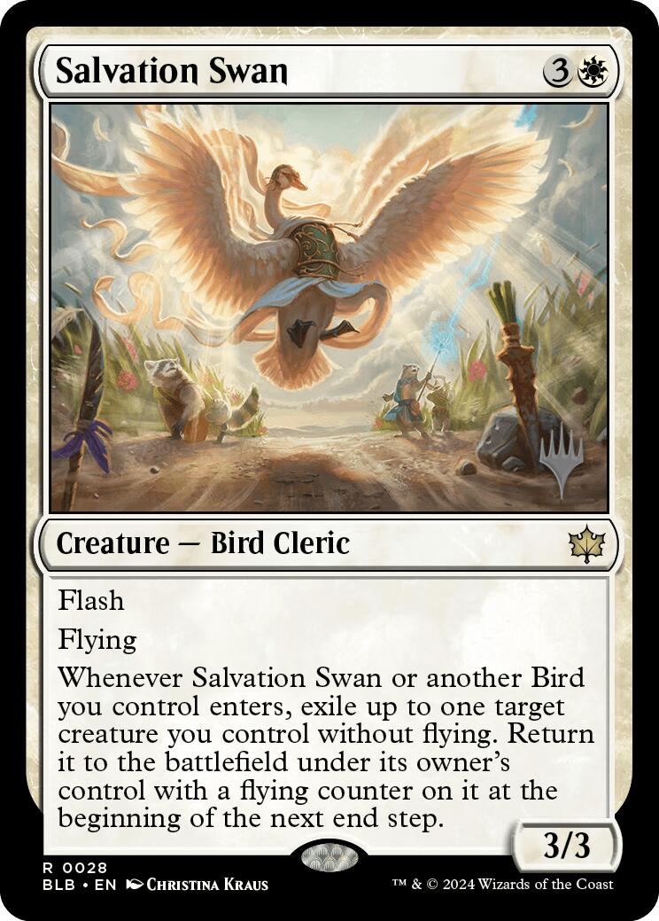 Salvation Swan (Promo Pack) [Bloomburrow Promos] | Jack's On Queen