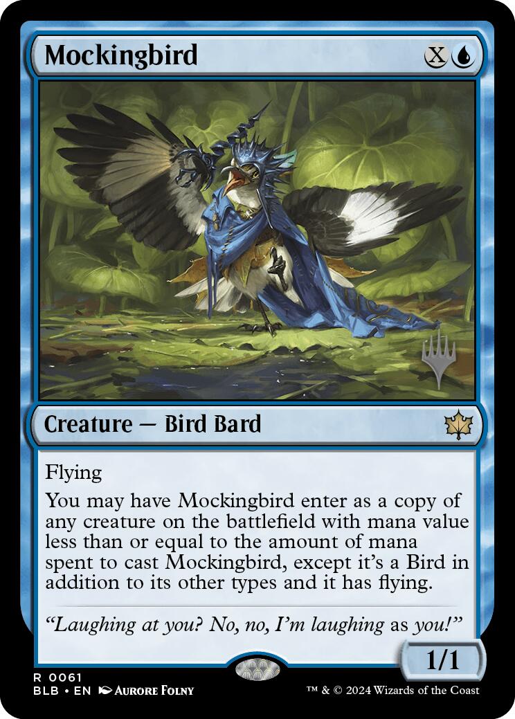 Mockingbird (Promo Pack) [Bloomburrow Promos] | Jack's On Queen