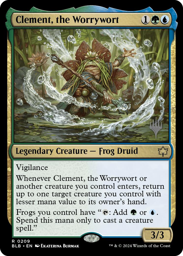 Clement, the Worrywort (Promo Pack) [Bloomburrow Promos] | Jack's On Queen