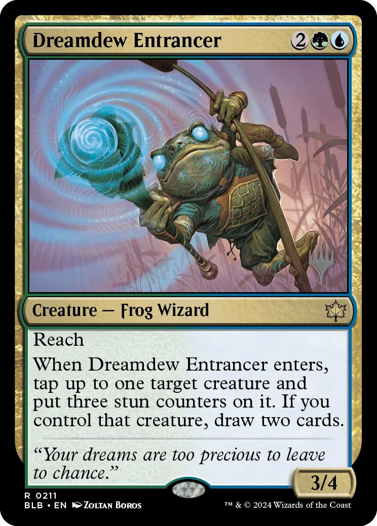 Dreamdew Entrancer (Promo Pack) [Bloomburrow Promos] | Jack's On Queen