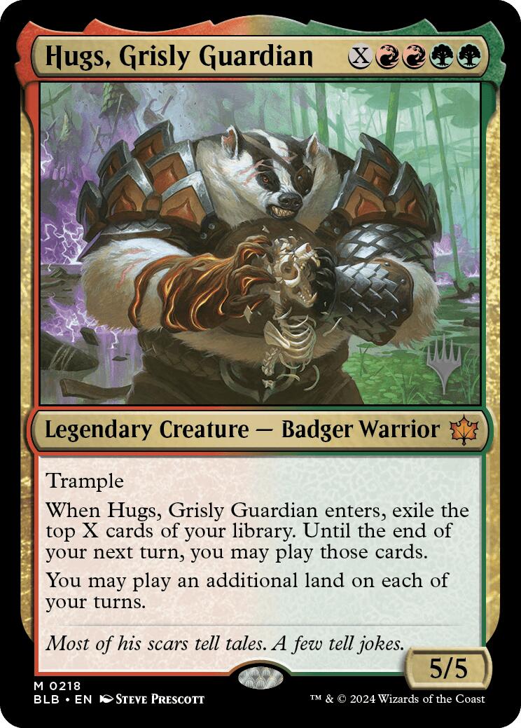 Hugs, Grisly Guardian (Promo Pack) [Bloomburrow Promos] | Jack's On Queen