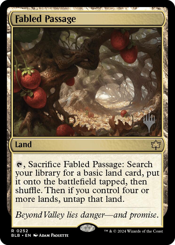 Fabled Passage (Promo Pack) [Bloomburrow Promos] | Jack's On Queen