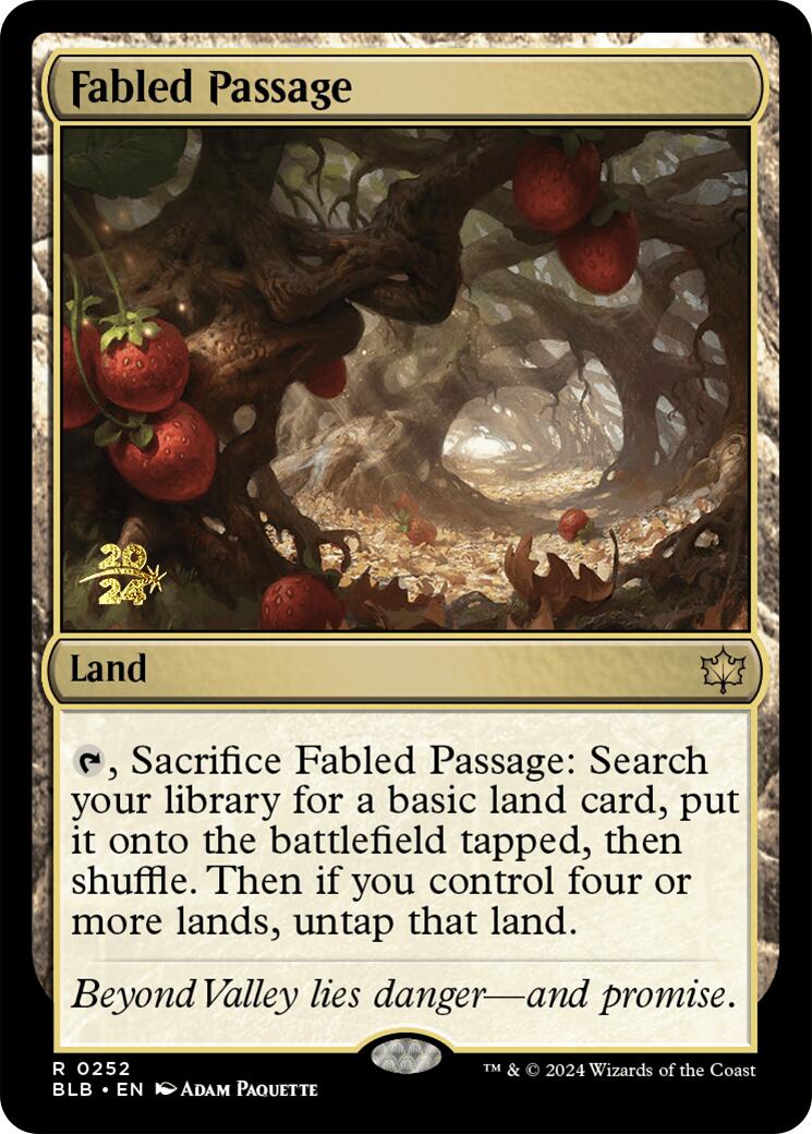 Fabled Passage [Bloomburrow Prerelease Promos] | Jack's On Queen