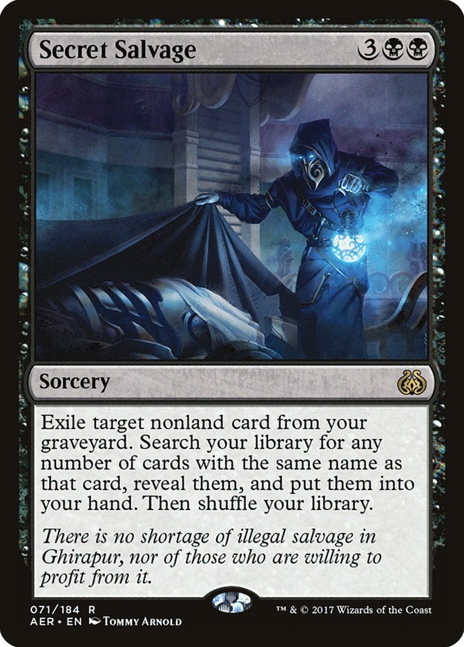 Secret Salvage [Aether Revolt] | Jack's On Queen