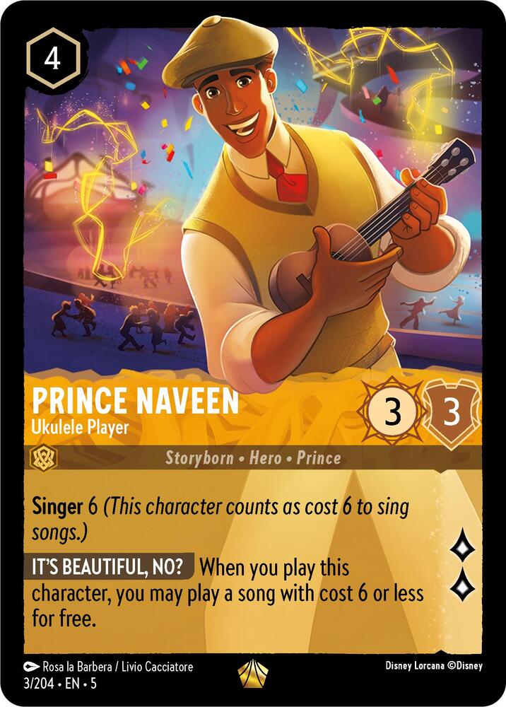 Prince Naveen - Ukulele Player (3/204) [Shimmering Skies] | Jack's On Queen