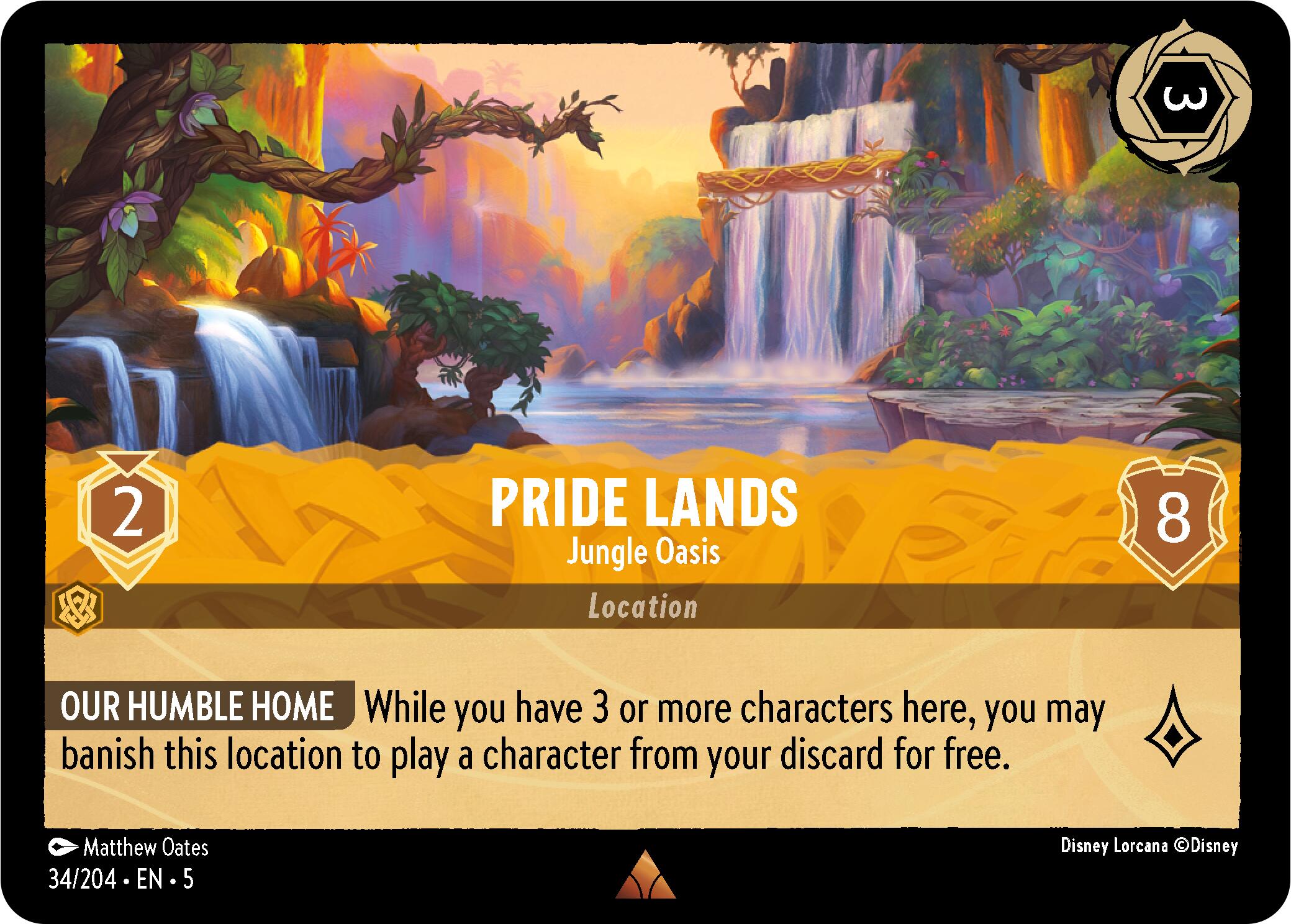Pride Lands - Jungle Oasis (34/204) [Shimmering Skies] | Jack's On Queen