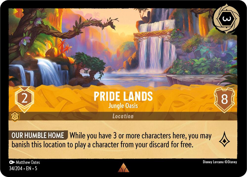 Pride Lands - Jungle Oasis (34/204) [Shimmering Skies] | Jack's On Queen