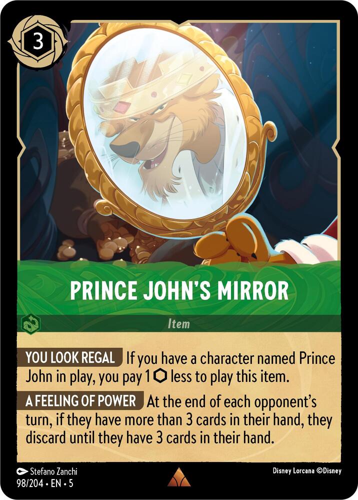 Prince John's Mirror (98/204) [Shimmering Skies] | Jack's On Queen