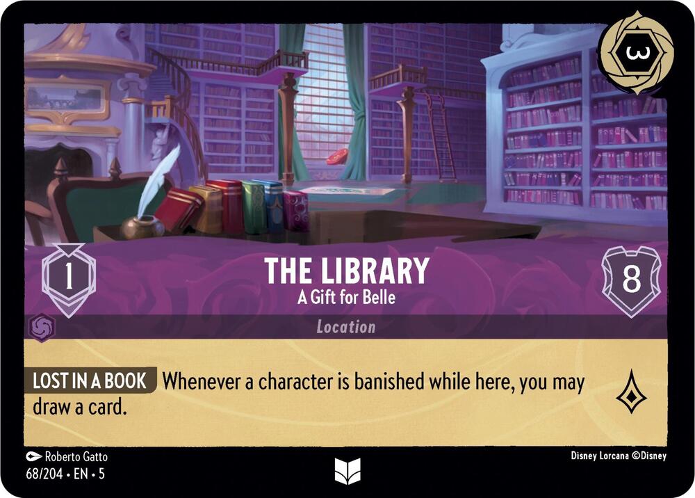 The Library - A Gift for Belle (68/204) [Shimmering Skies] | Jack's On Queen