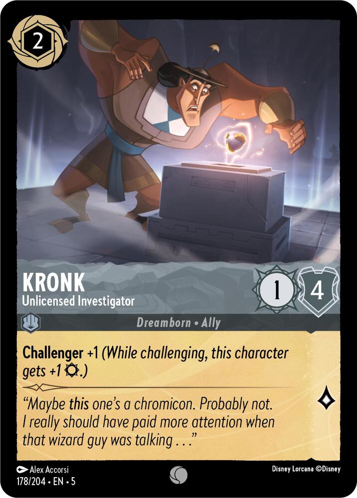 Kronk - Unlicensed Investigator (178/204) [Shimmering Skies] | Jack's On Queen