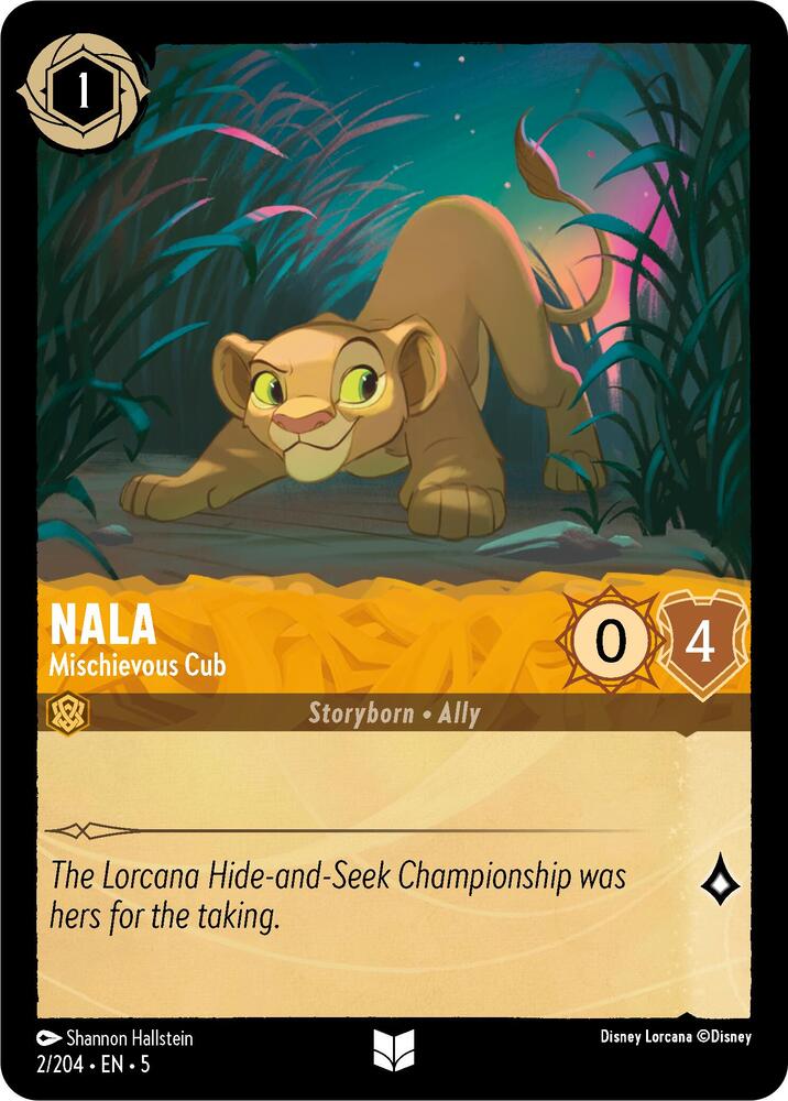 Nala - Mischievous Cub (2/204) [Shimmering Skies] | Jack's On Queen