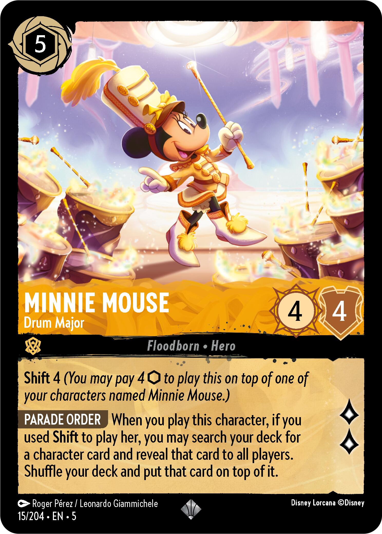 Minnie Mouse - Drum Major (15/204) [Shimmering Skies] | Jack's On Queen