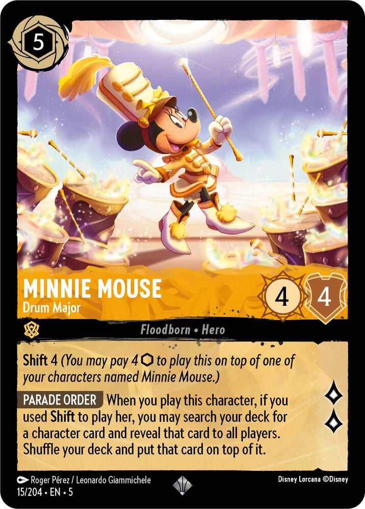 Minnie Mouse - Drum Major (15/204) [Shimmering Skies] | Jack's On Queen