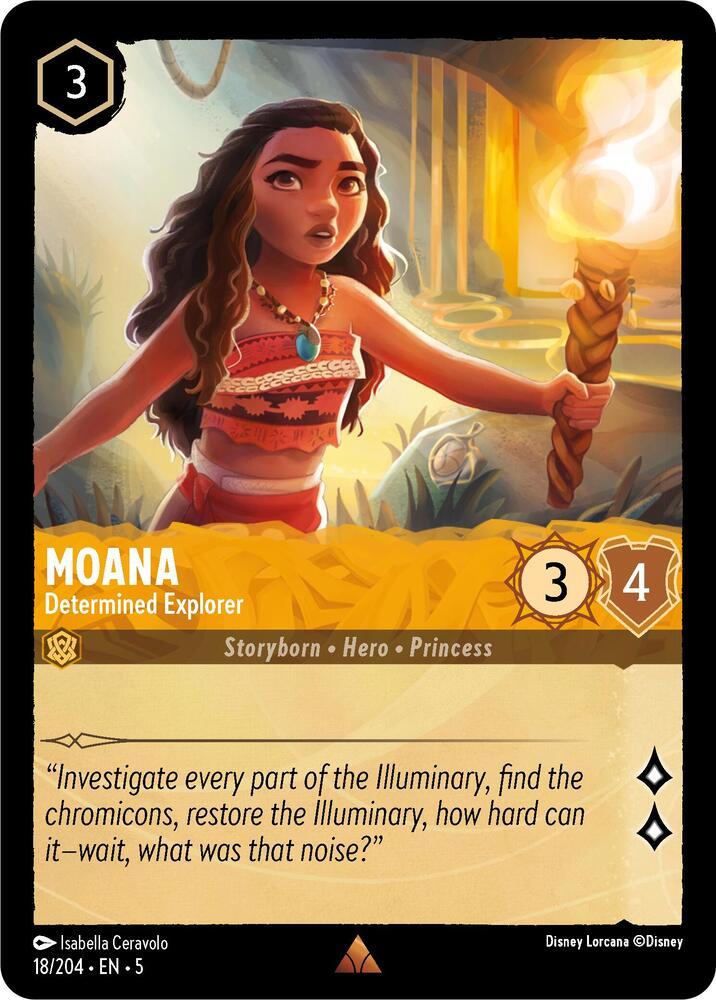Moana - Determined Explorer (18/204) [Shimmering Skies] | Jack's On Queen