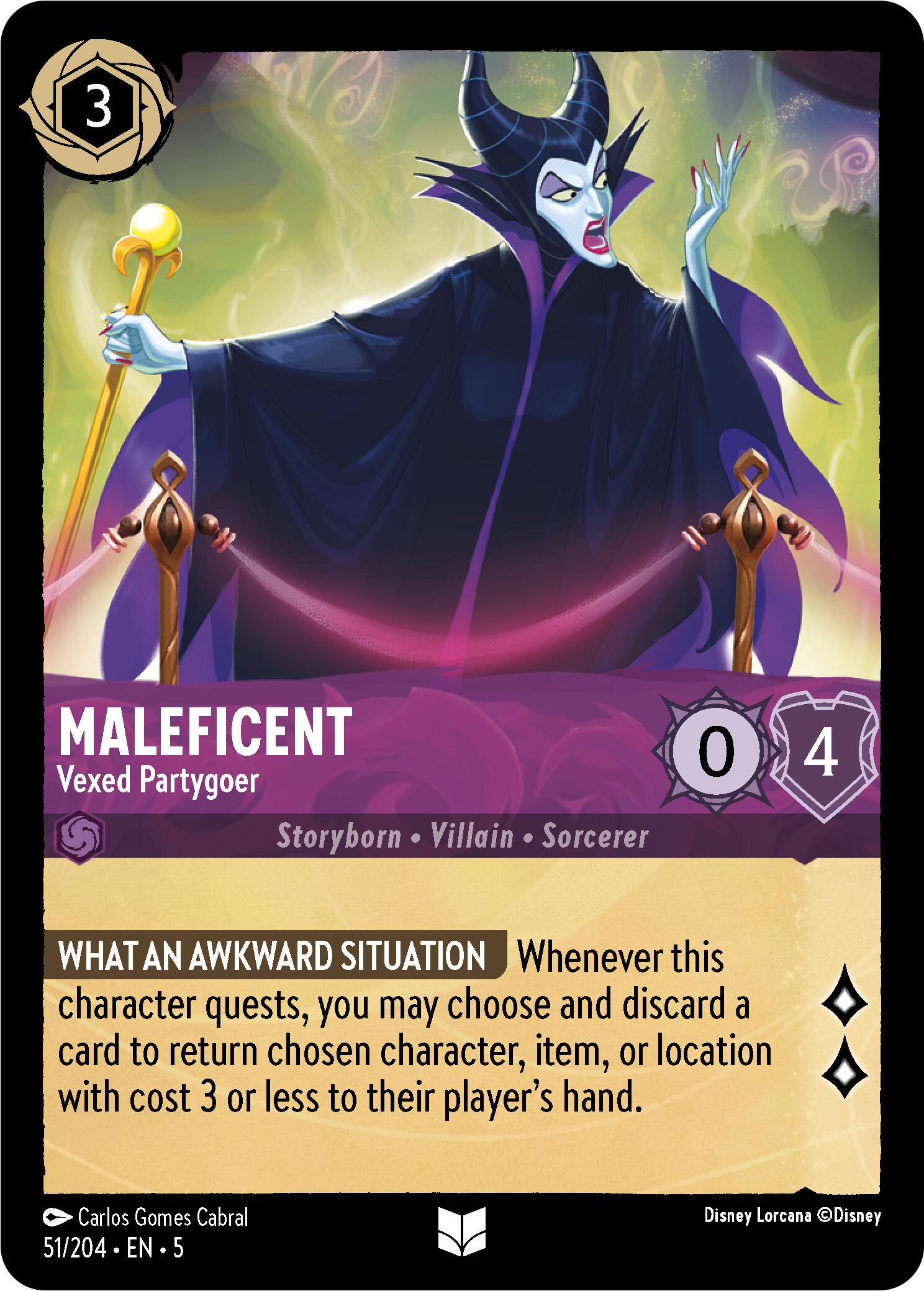 Maleficent - Vexed Partygoer (51/204) [Shimmering Skies] | Jack's On Queen