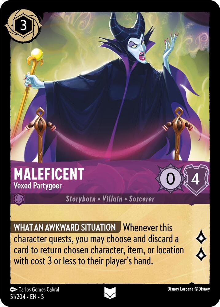 Maleficent - Vexed Partygoer (51/204) [Shimmering Skies] | Jack's On Queen