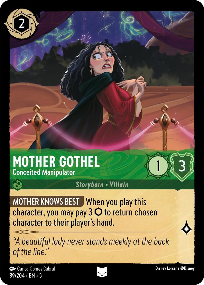 Mother Gothel - Conceited Manipulator (89/204) [Shimmering Skies] | Jack's On Queen