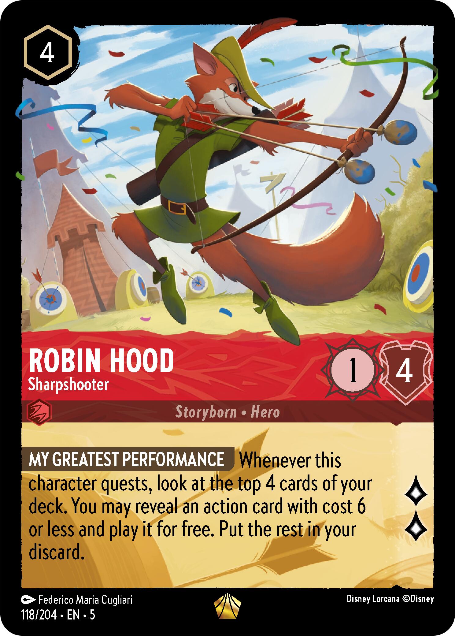 Robin Hood - Sharpshooter (118/204) [Shimmering Skies] | Jack's On Queen
