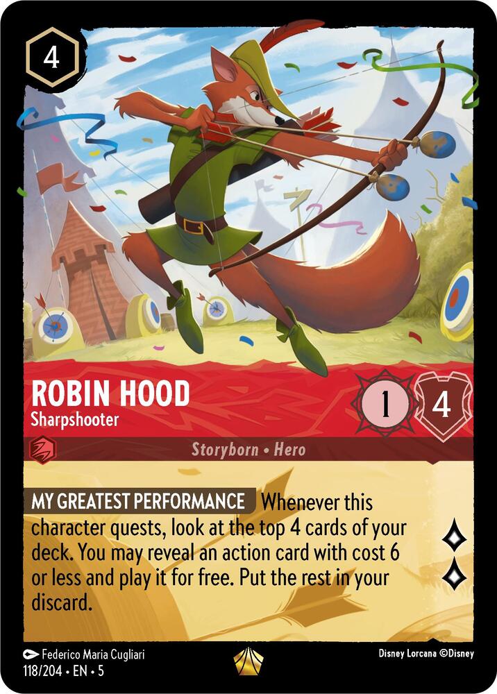 Robin Hood - Sharpshooter (118/204) [Shimmering Skies] | Jack's On Queen