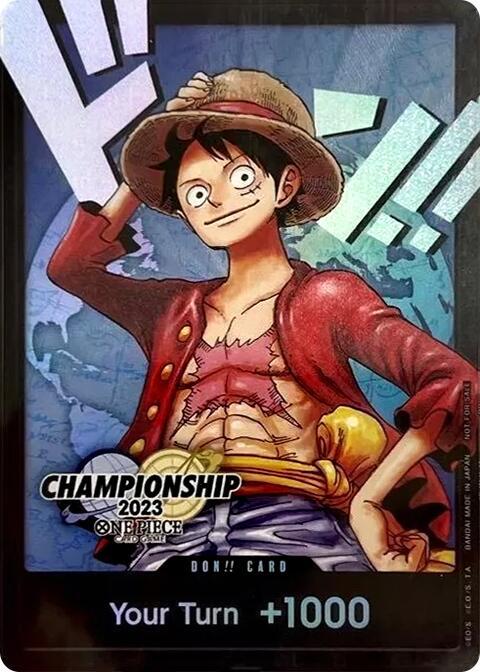 DON!! Card (Monkey.D.Luffy) (2023 World Championship Finals) [One Piece Promotion Cards] | Jack's On Queen