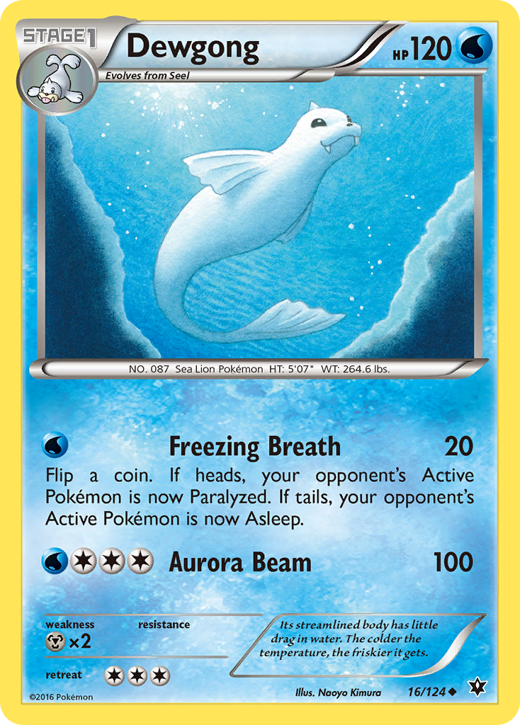 Dewgong (16/124) [XY: Fates Collide] | Jack's On Queen