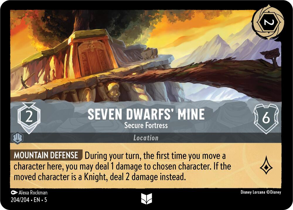 Seven Dwarfs' Mine - Secure Fortress (204/204) [Shimmering Skies] | Jack's On Queen
