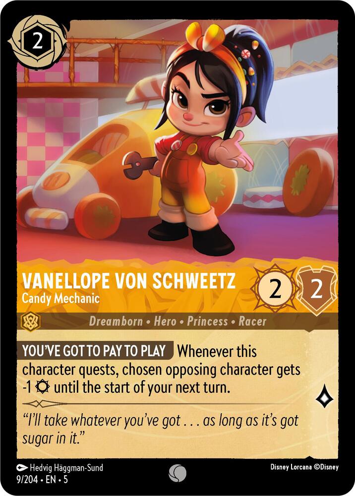 Vanellope von Schweetz - Candy Mechanic (9/204) [Shimmering Skies] | Jack's On Queen
