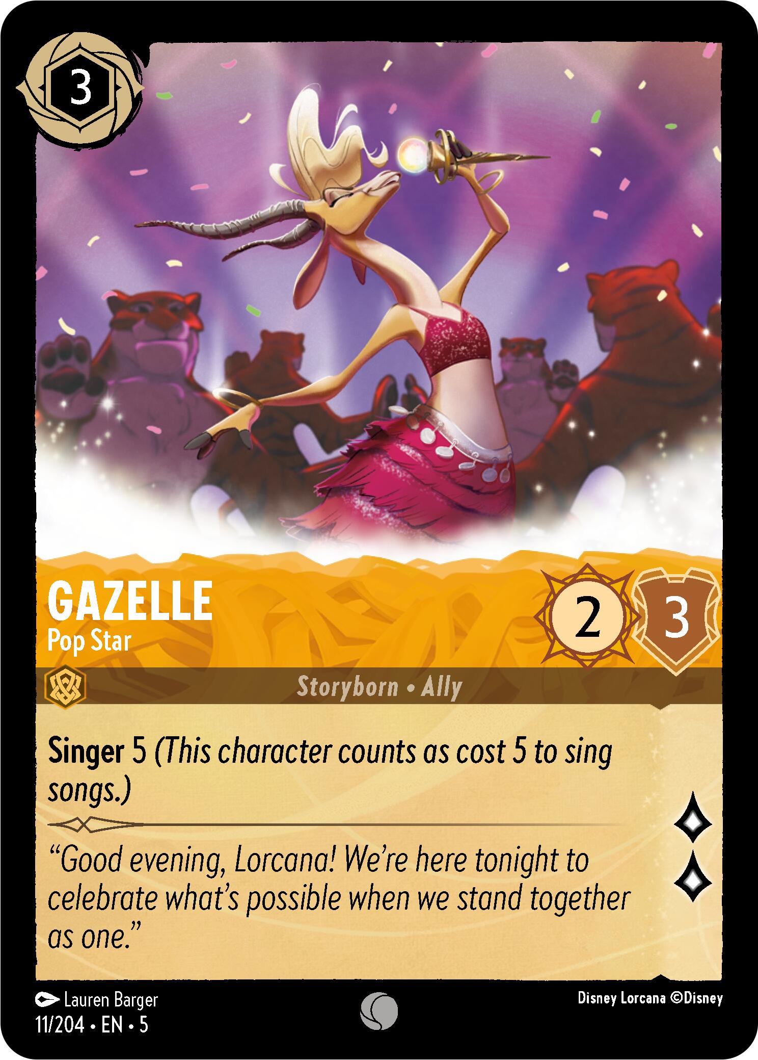 Gazelle - Pop Star (11/204) [Shimmering Skies] | Jack's On Queen