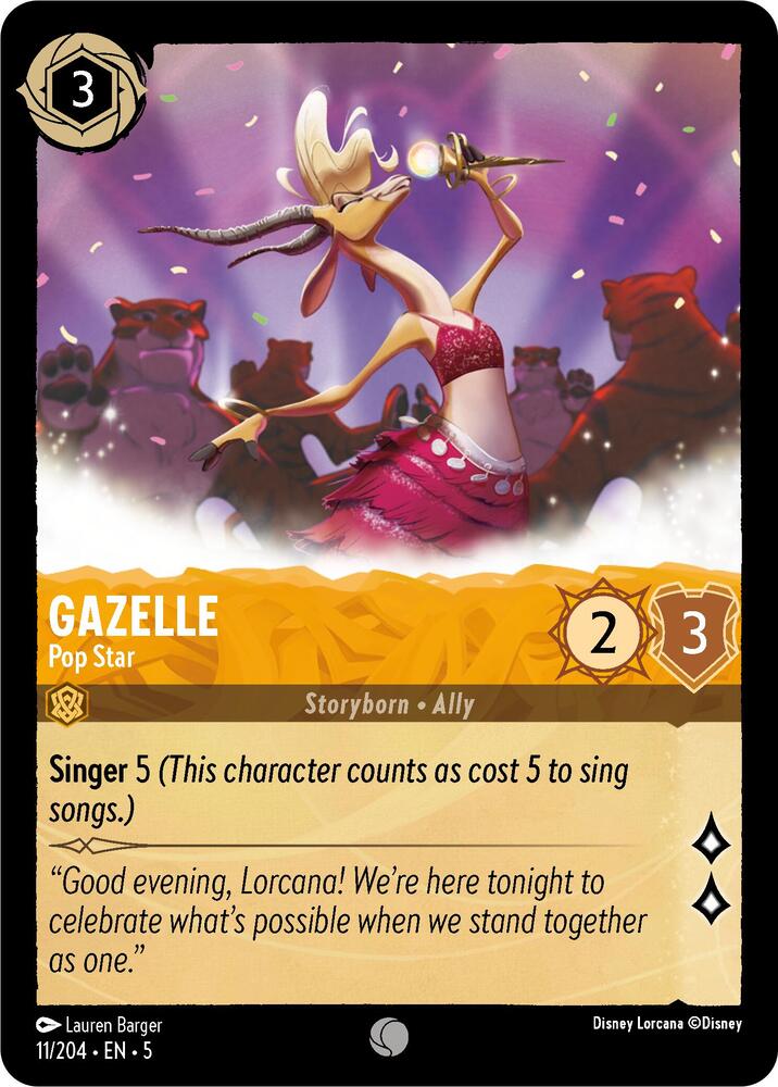 Gazelle - Pop Star (11/204) [Shimmering Skies] | Jack's On Queen