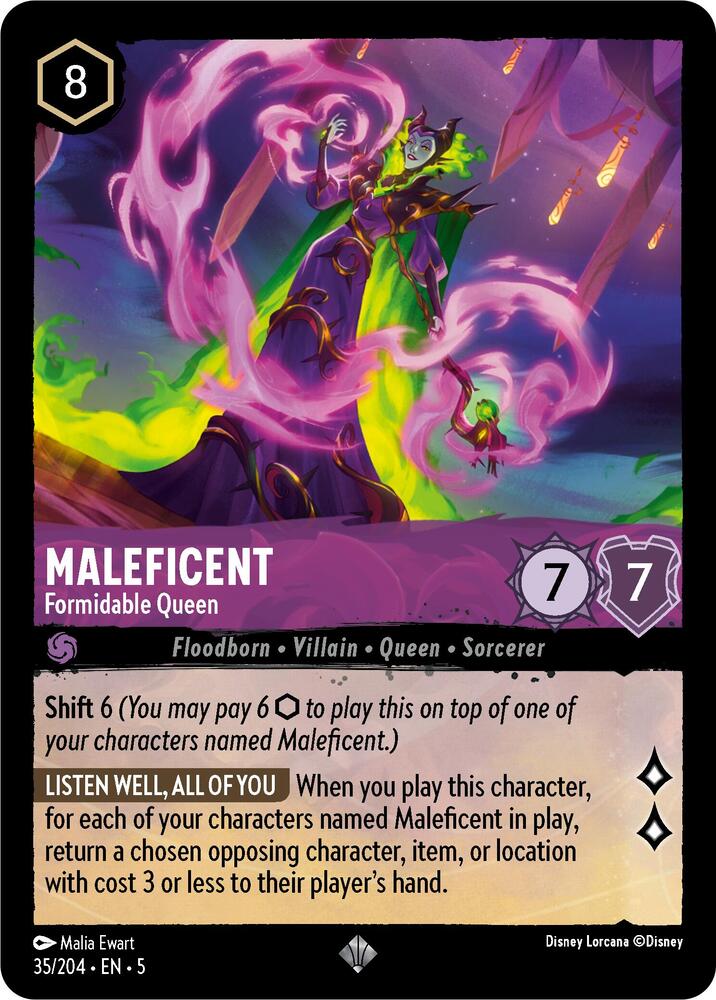 Maleficent - Formidable Queen (35/204) [Shimmering Skies] | Jack's On Queen