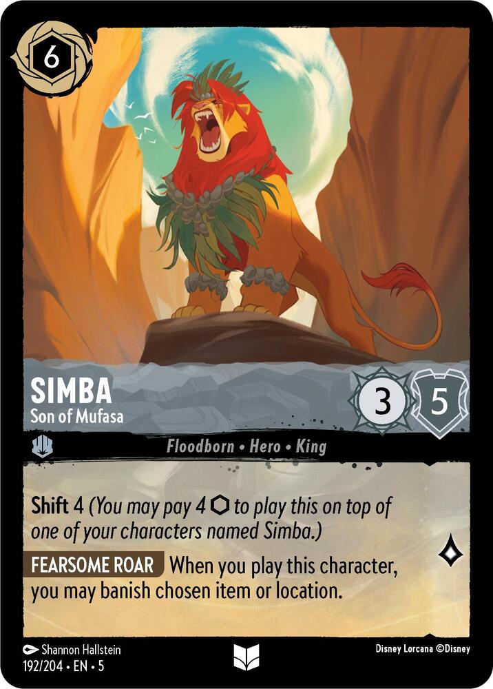 Simba - Son of Mufasa (192/204) [Shimmering Skies] | Jack's On Queen