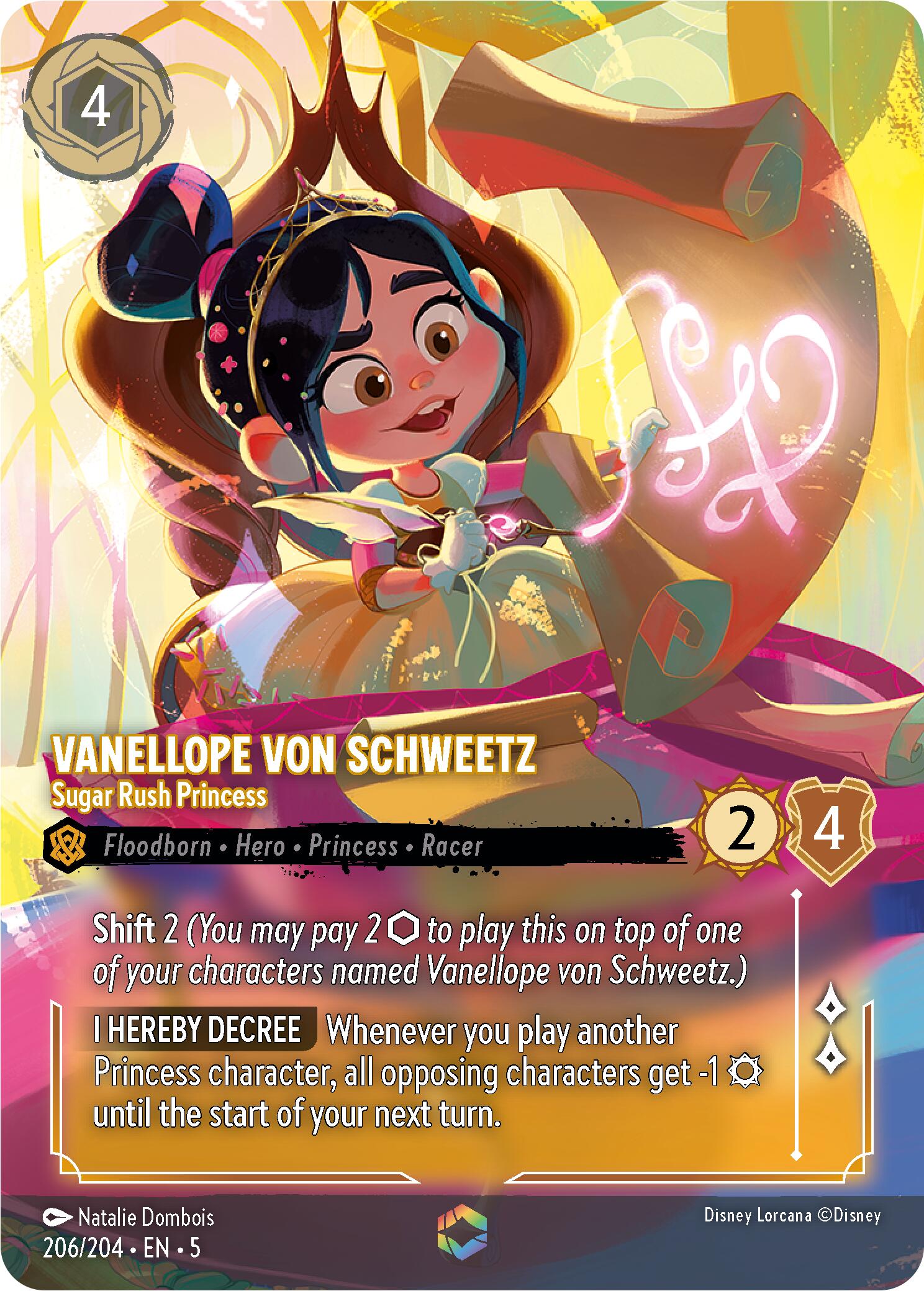 Vanellope von Schweetz - Sugar Rush Princess (Enchanted) (206/204) [Shimmering Skies] | Jack's On Queen
