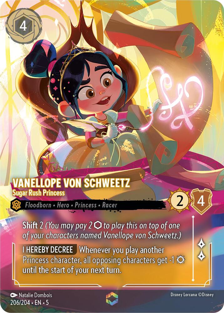 Vanellope von Schweetz - Sugar Rush Princess (Enchanted) (206/204) [Shimmering Skies] | Jack's On Queen
