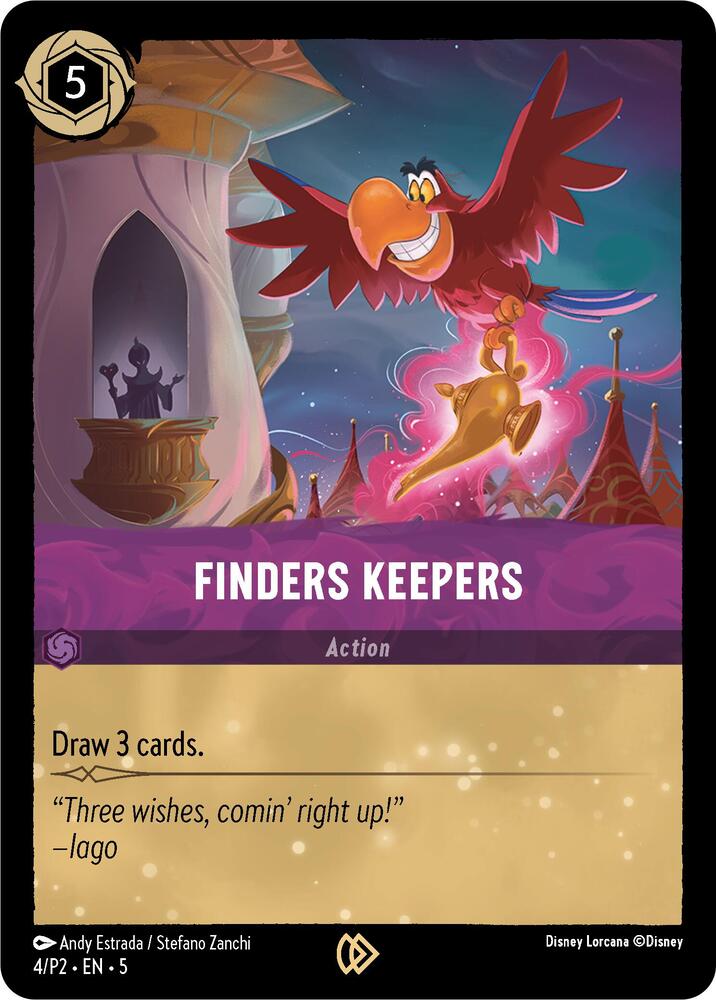 Finders Keepers (4) [Disney Lorcana Promo Cards] | Jack's On Queen