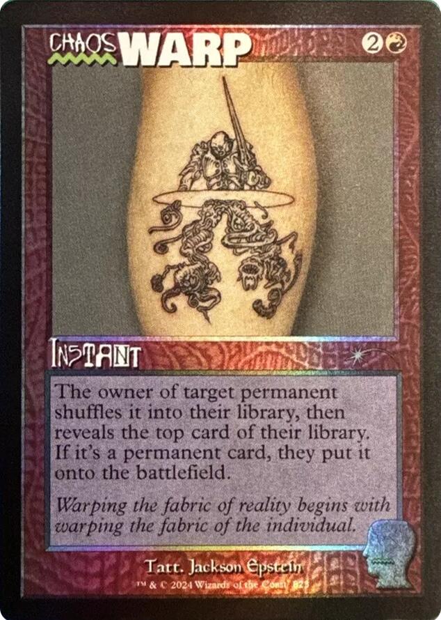 Chaos Warp (Rainbow Foil) [Secret Lair Drop Series] | Jack's On Queen